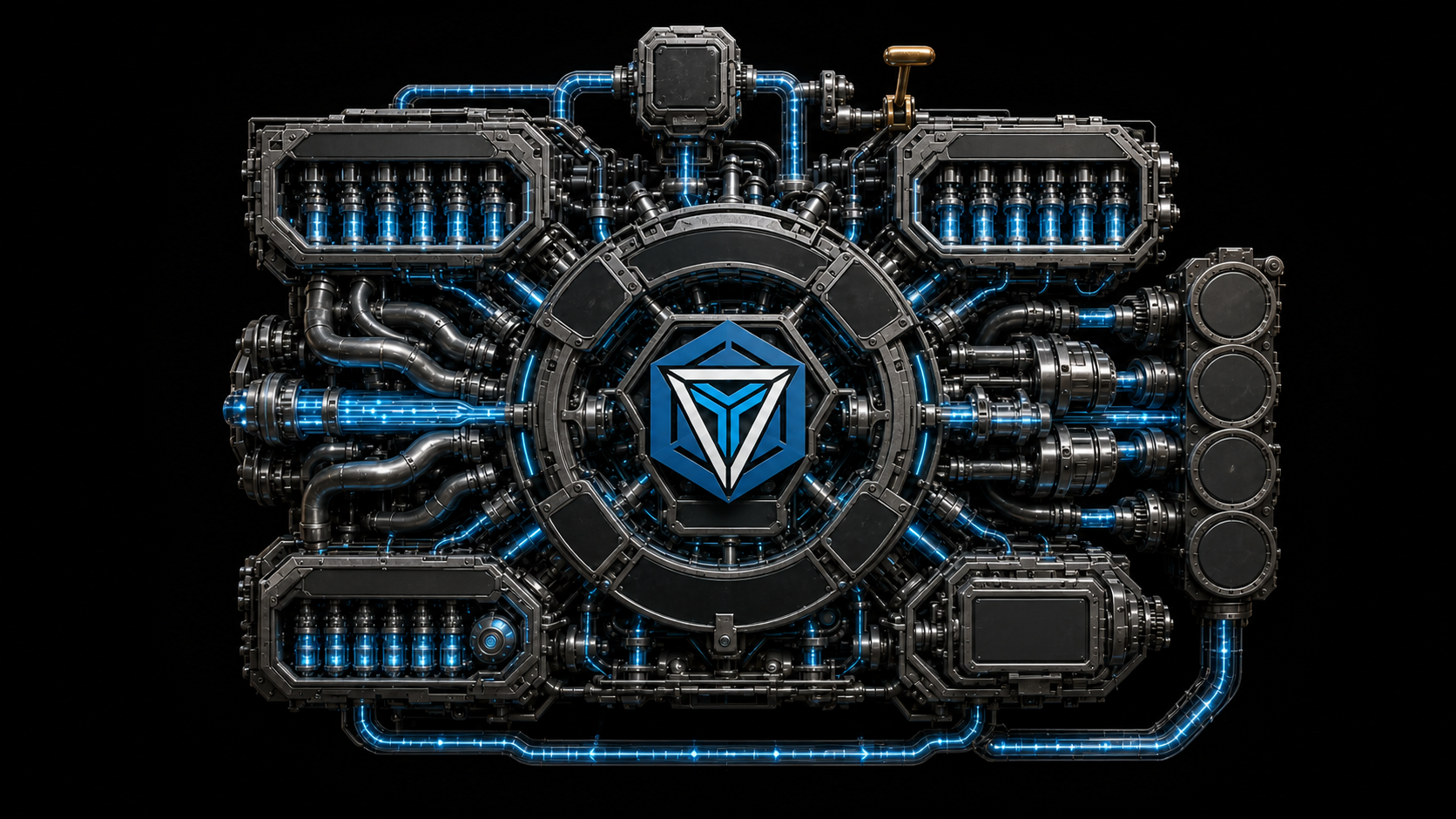 TLDNXS engine with connected mechanical modules