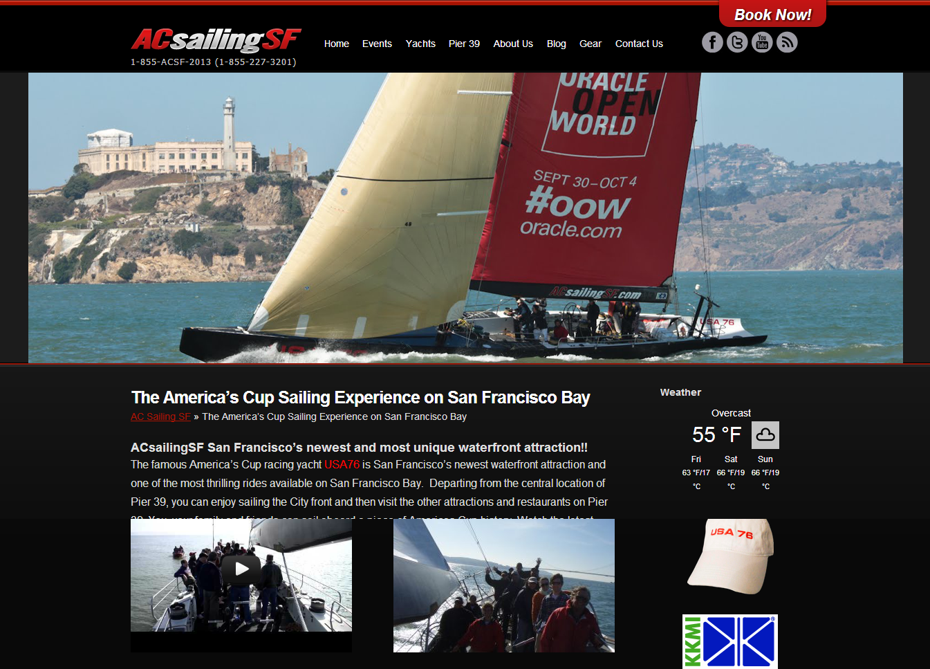 Website design case study; AC Sailing | by Esotech