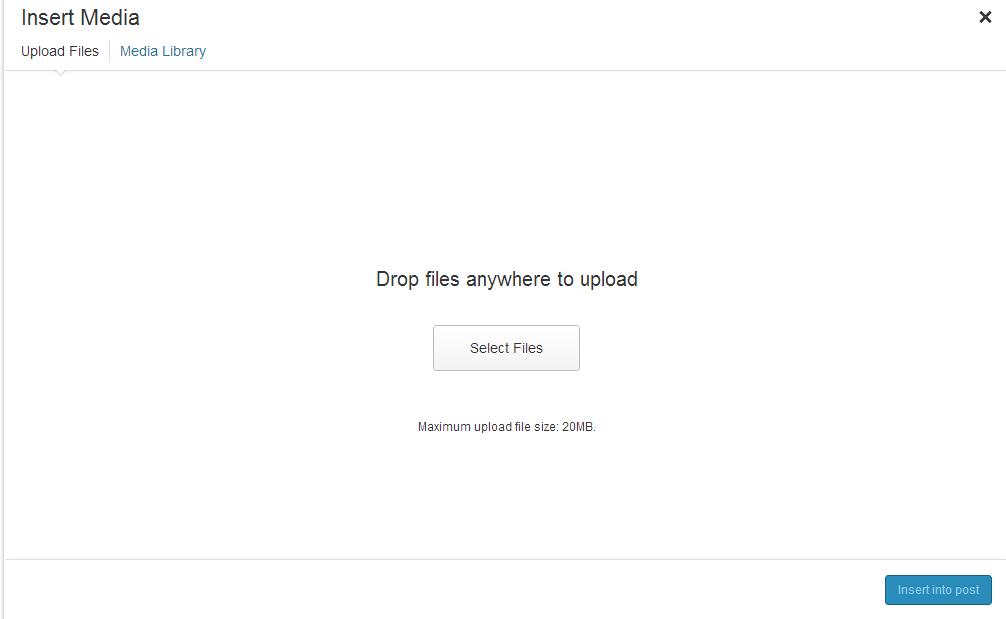 Upload me files. Upload me files
