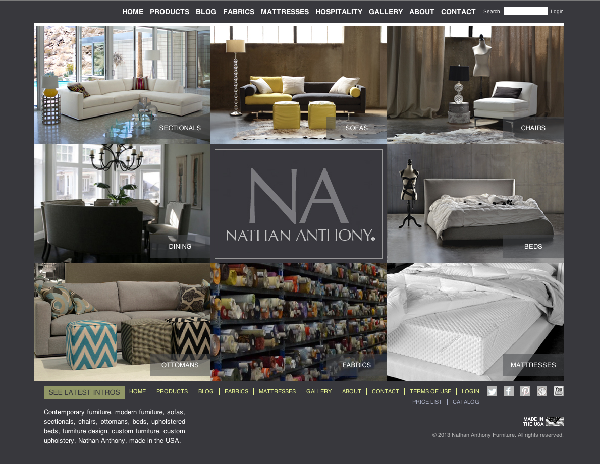 site Design Case Study; Nathan Anthony Furniture by Esotech